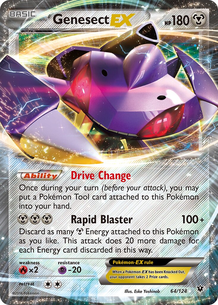 Genesect-EX 064/129 — Fates Collide (English Pokémon TCG card)