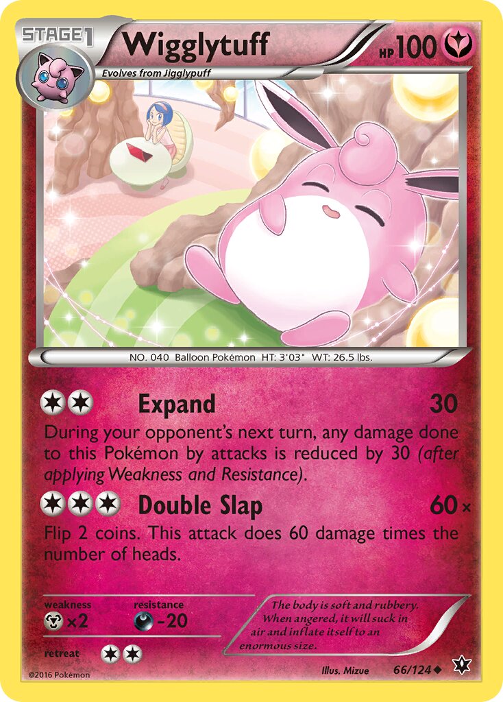 Wigglytuff 066/129 — Fates Collide (English Pokémon TCG card)