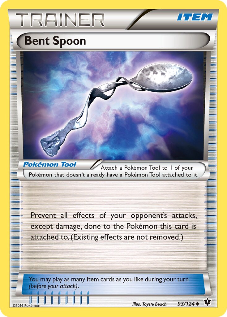 Bent Spoon 093/129 — Fates Collide (English Pokémon TCG card)