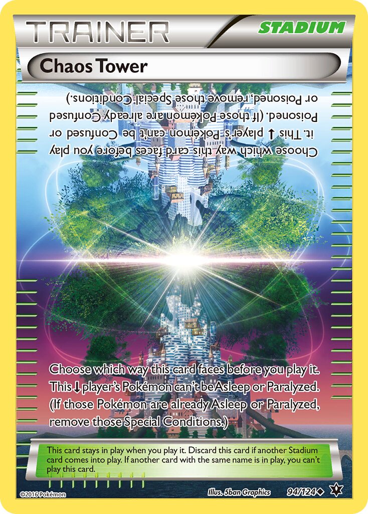 Chaos Tower 094/129 — Fates Collide (English Pokémon TCG card)