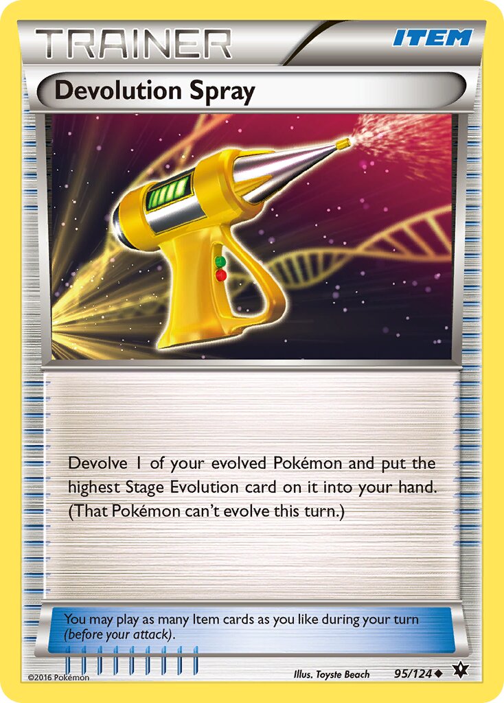 Devolution Spray 095/129 — Fates Collide (English Pokémon TCG card)