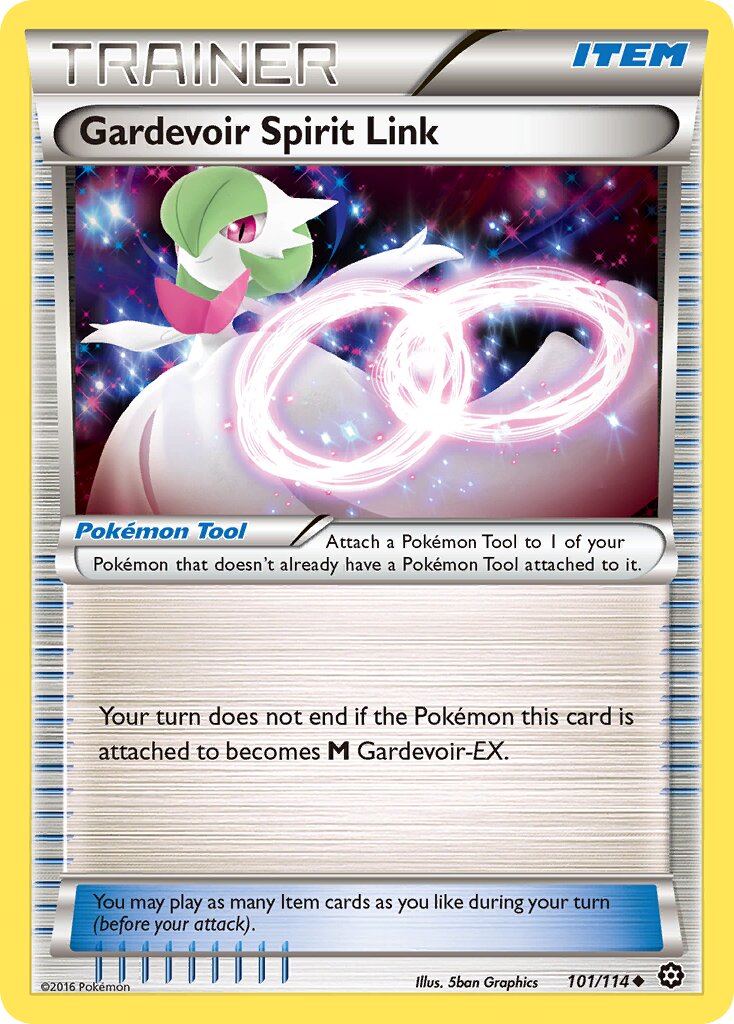 Gardevoir Spirit Link 101/116 — Steam Siege (English Pokémon TCG card)