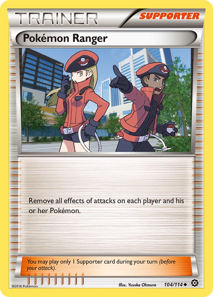 Pokémon Ranger 104/116 — Steam Siege (English Pokémon TCG card)