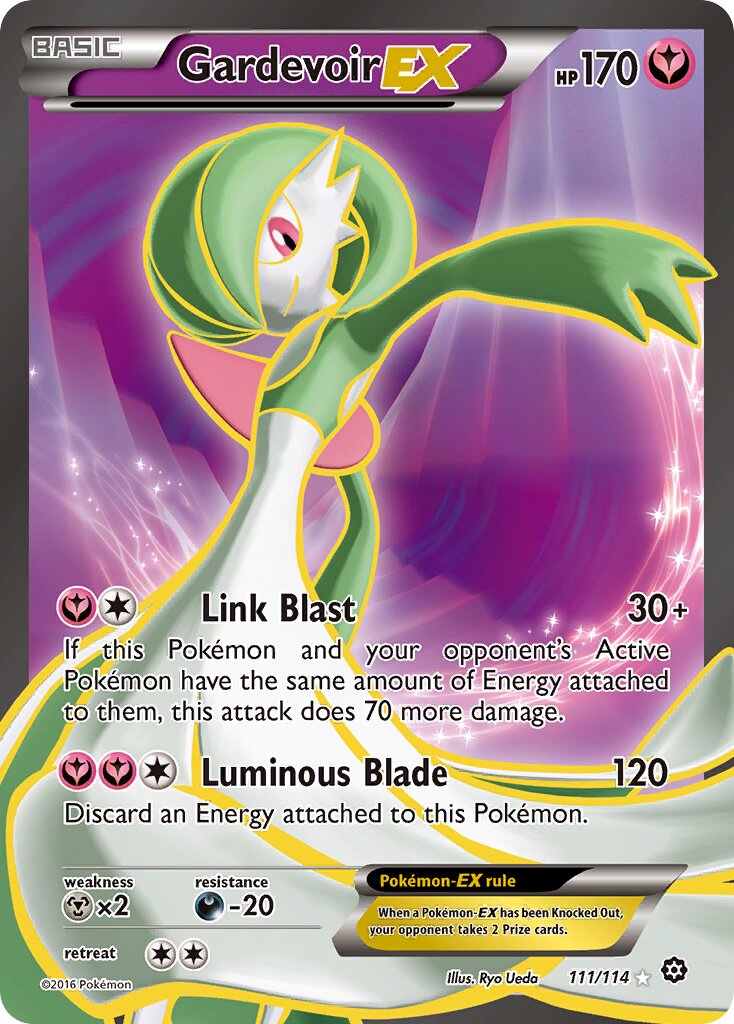 Gardevoir-EX 111/116 — Steam Siege (English Pokémon TCG card)