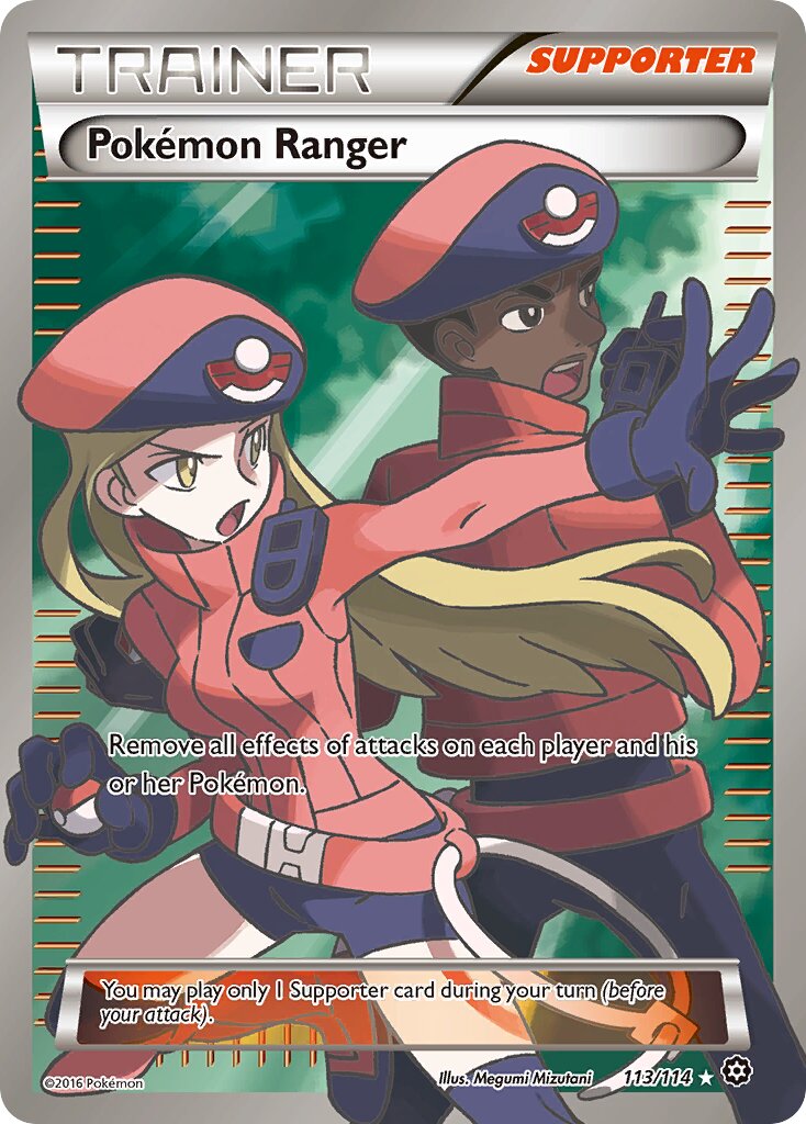 Pokémon Ranger 113/116 — Steam Siege (English Pokémon TCG card)