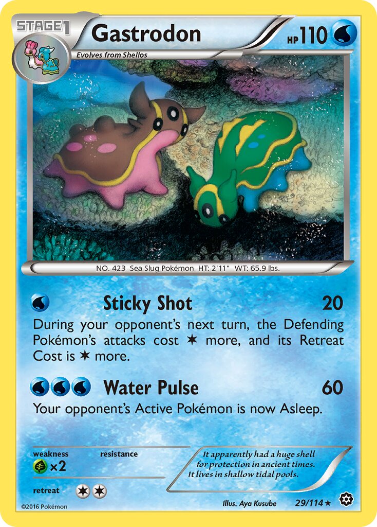 Gastrodon 029/116 — Steam Siege (English Pokémon TCG card)