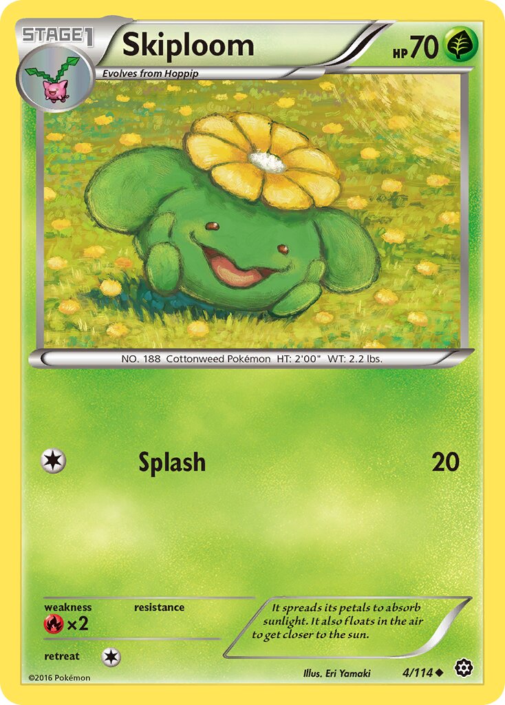 Skiploom 004/116 — Steam Siege (English Pokémon TCG card)