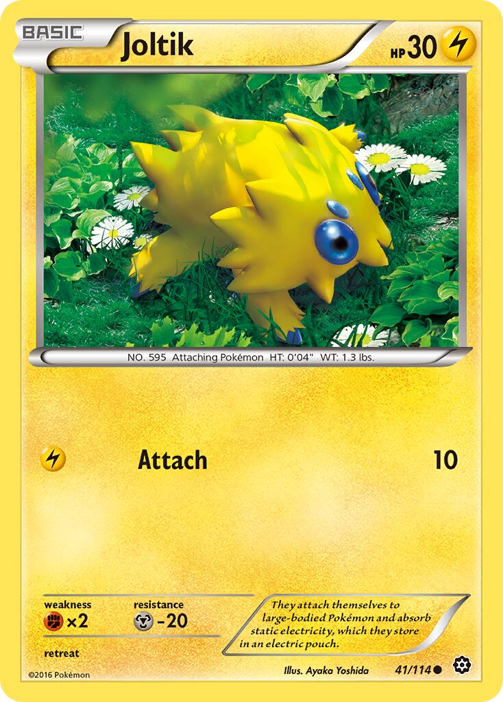 Joltik 041/116 — Steam Siege (English Pokémon TCG card)