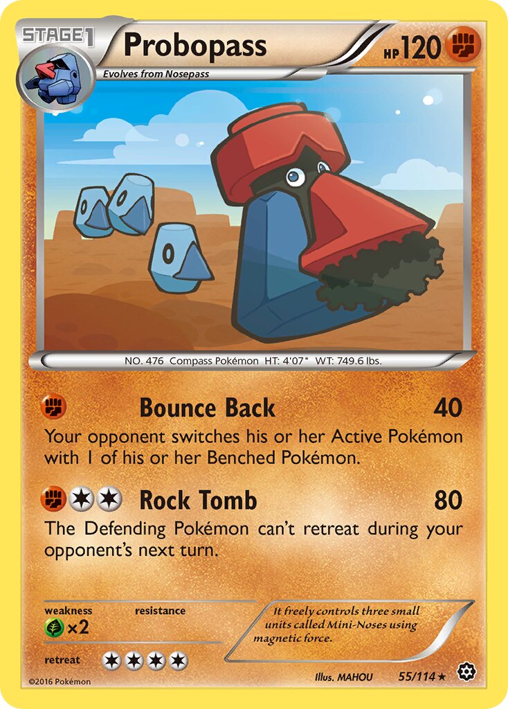 Probopass 055/116 — Steam Siege (English Pokémon TCG card)