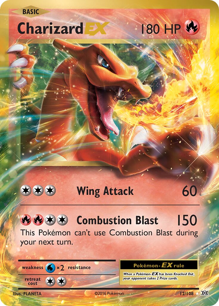 Charizard-EX 012/113 — Evolutions (English Pokémon TCG card)