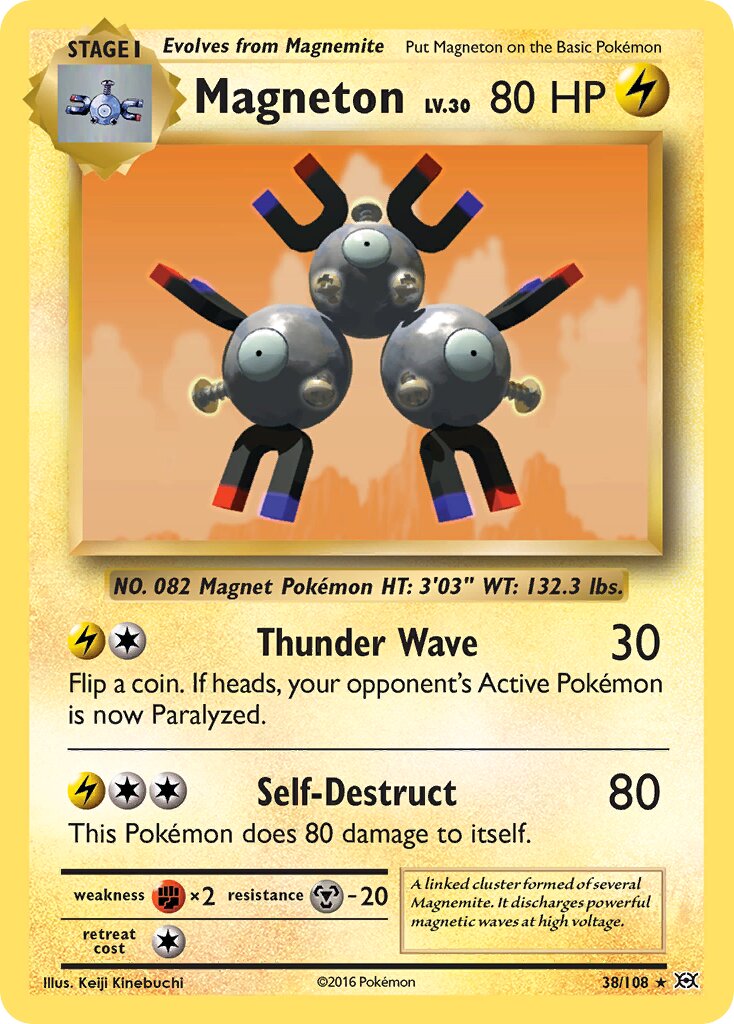 Magneton 038/113 — Evolutions (English Pokémon TCG card)