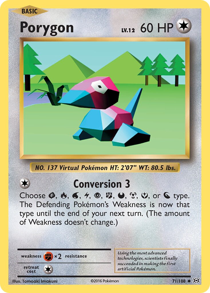 Porygon 071/113 — Evolutions (English Pokémon TCG card)