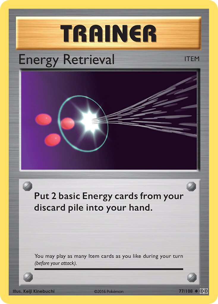 Energy Retrieval 077/113 — Evolutions (English Pokémon TCG card)