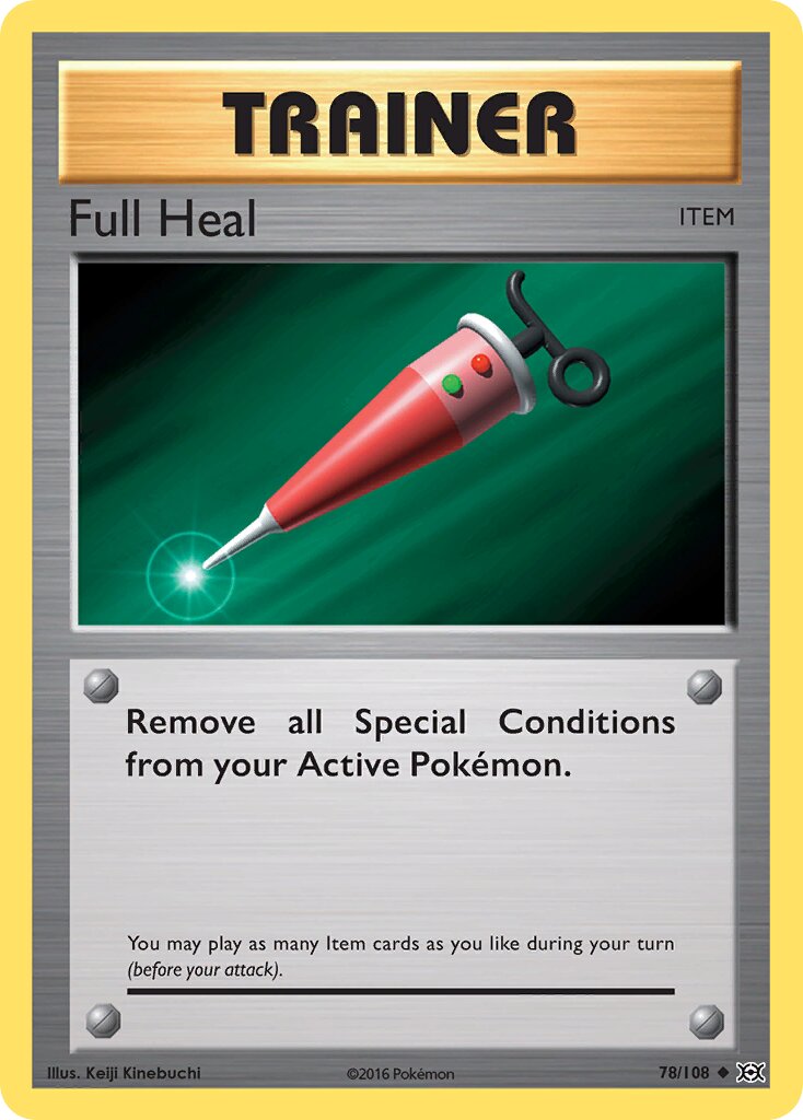 Full Heal 078/113 — Evolutions (English Pokémon TCG card)