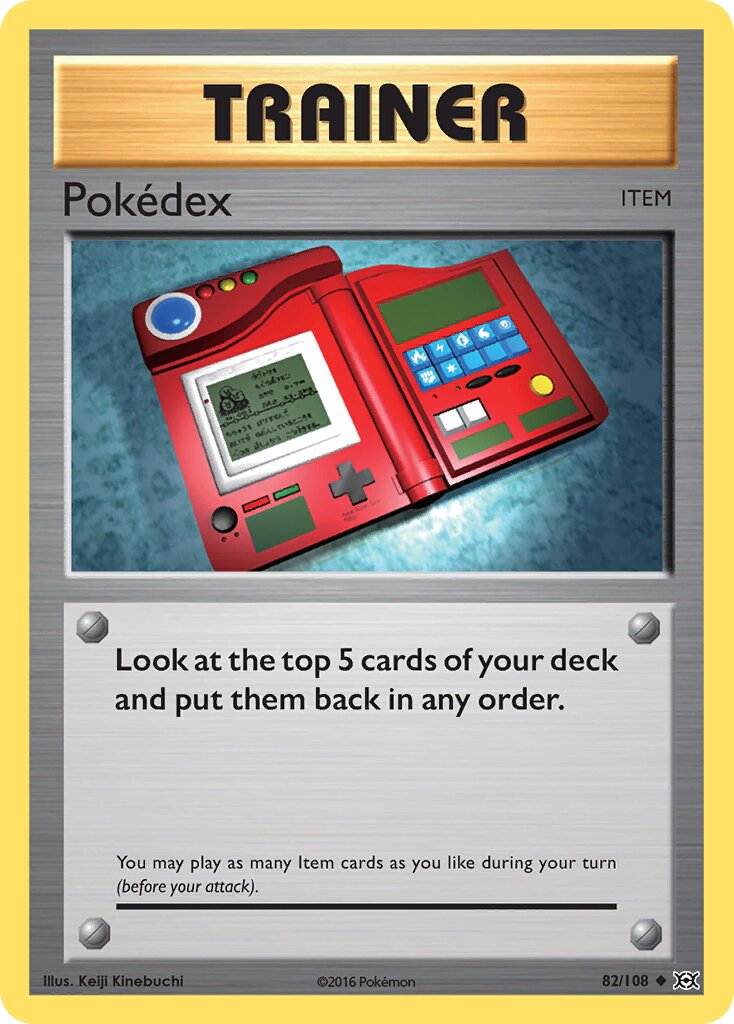 Pokédex 082/113 — Evolutions (English Pokémon TCG card)