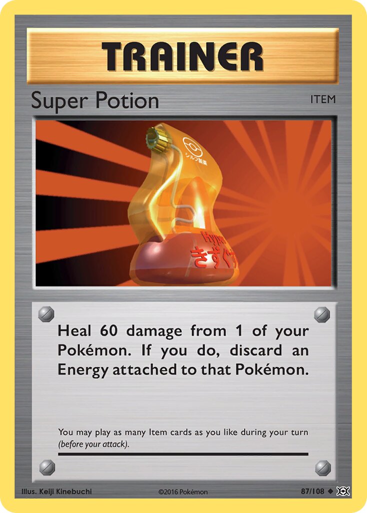 Super Potion 087/113 — Evolutions (English Pokémon TCG card)