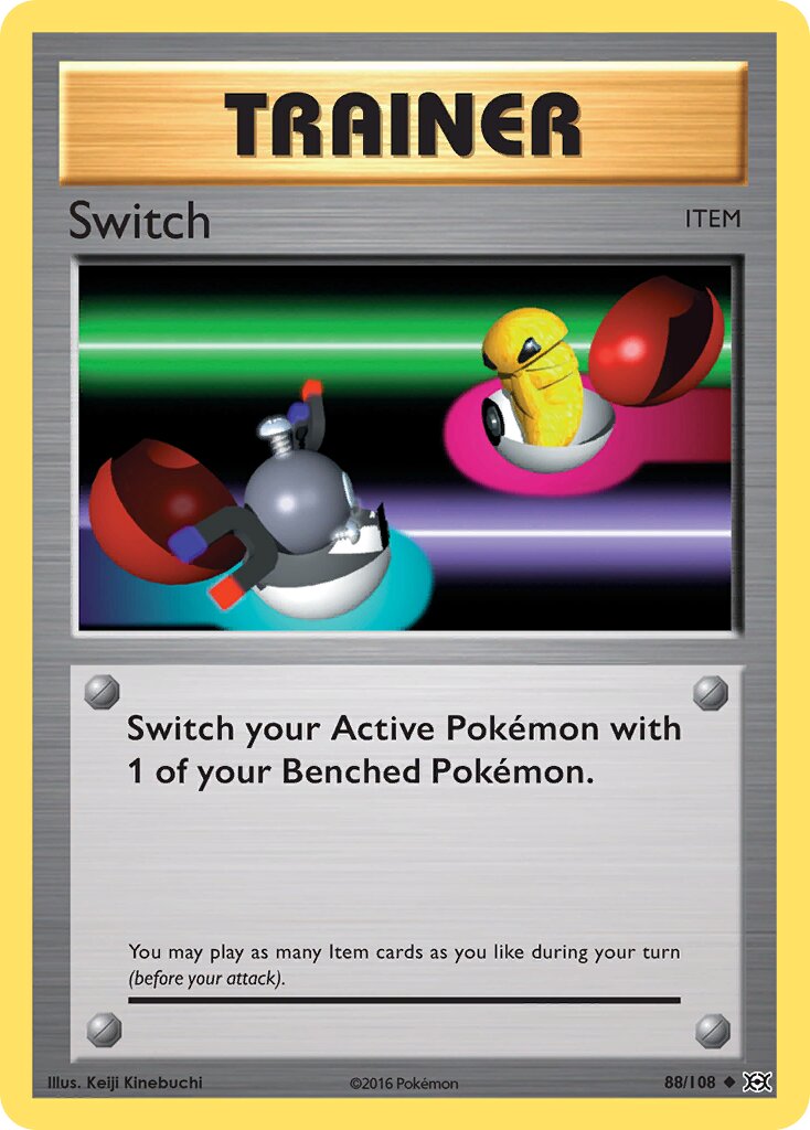 Switch 088/113 — Evolutions (English Pokémon TCG card)