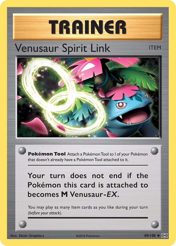 Venusaur Spirit Link 089/113 — Evolutions (English Pokémon TCG card)