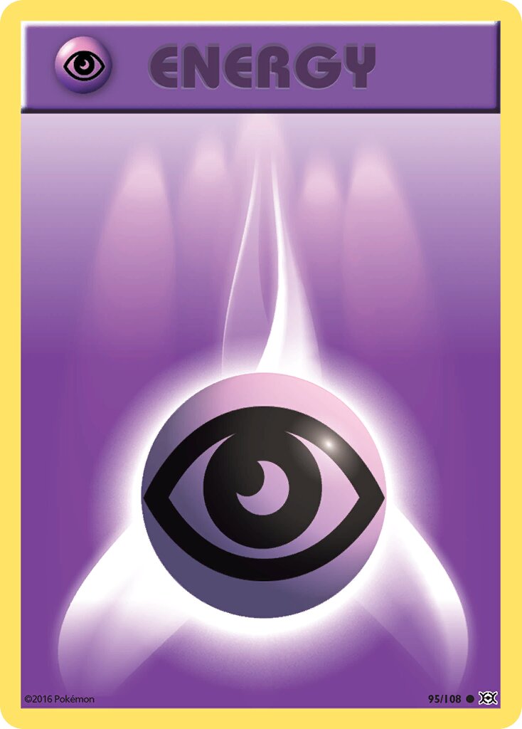 Psychic Energy 095/113 — Evolutions (English Pokémon TCG card)