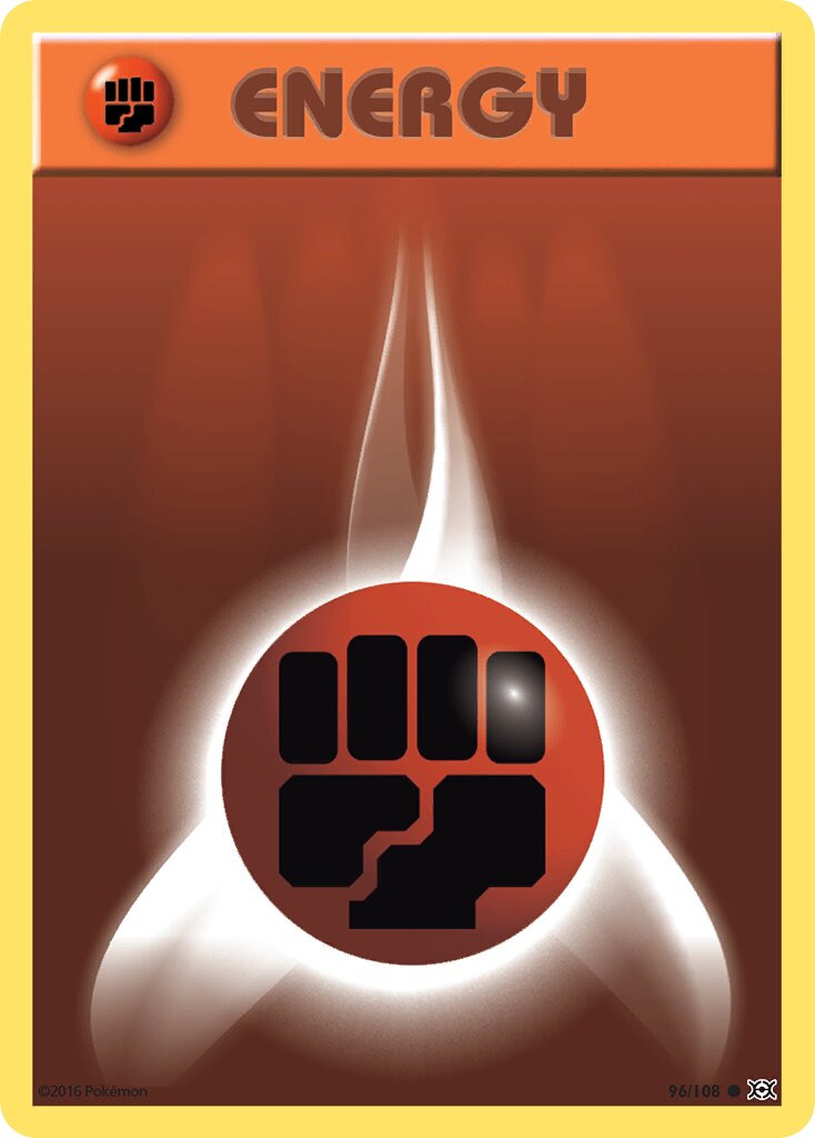 Fighting Energy 096/113 — Evolutions (English Pokémon TCG card)
