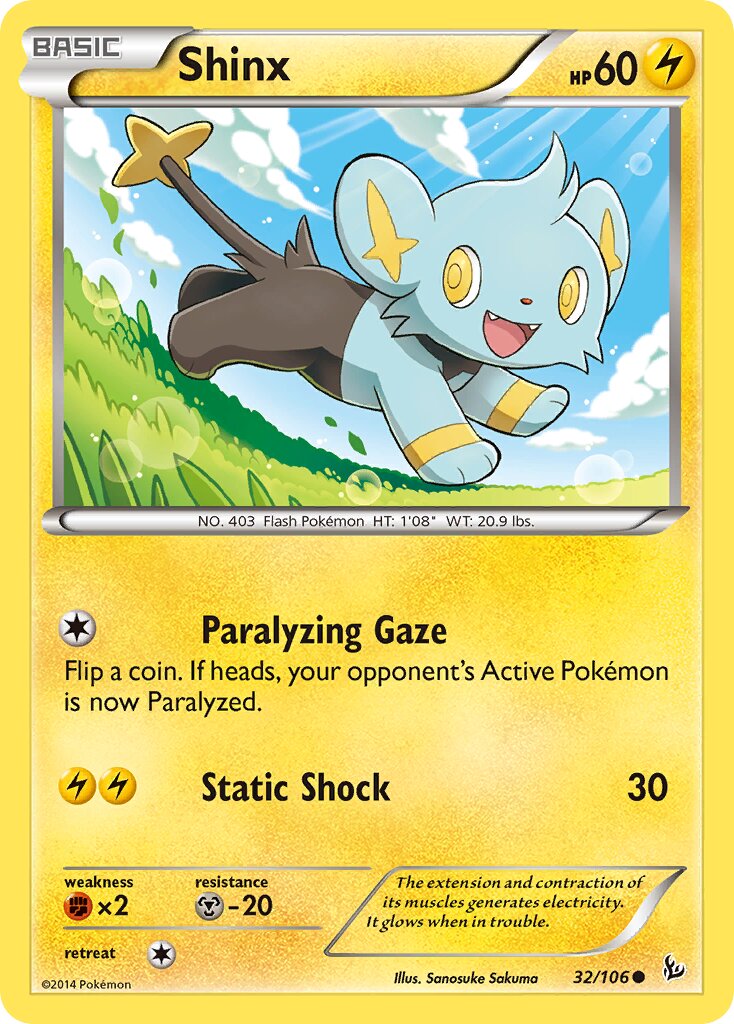Shinx 032/110 — Flashfire (English Pokémon TCG card)