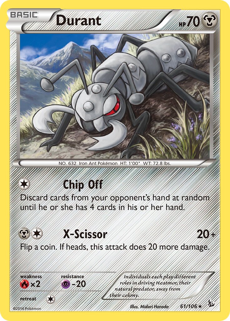 Durant 061/110 — Flashfire (English Pokémon TCG card)