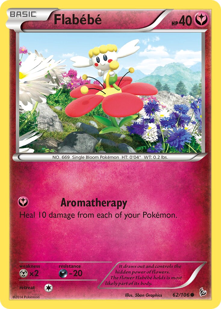 Flabébé 062/110 — Flashfire (English Pokémon TCG card)
