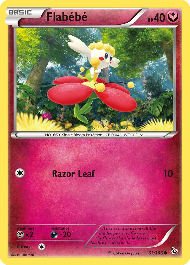 Flabébé 063/110 — Flashfire (English Pokémon TCG card)