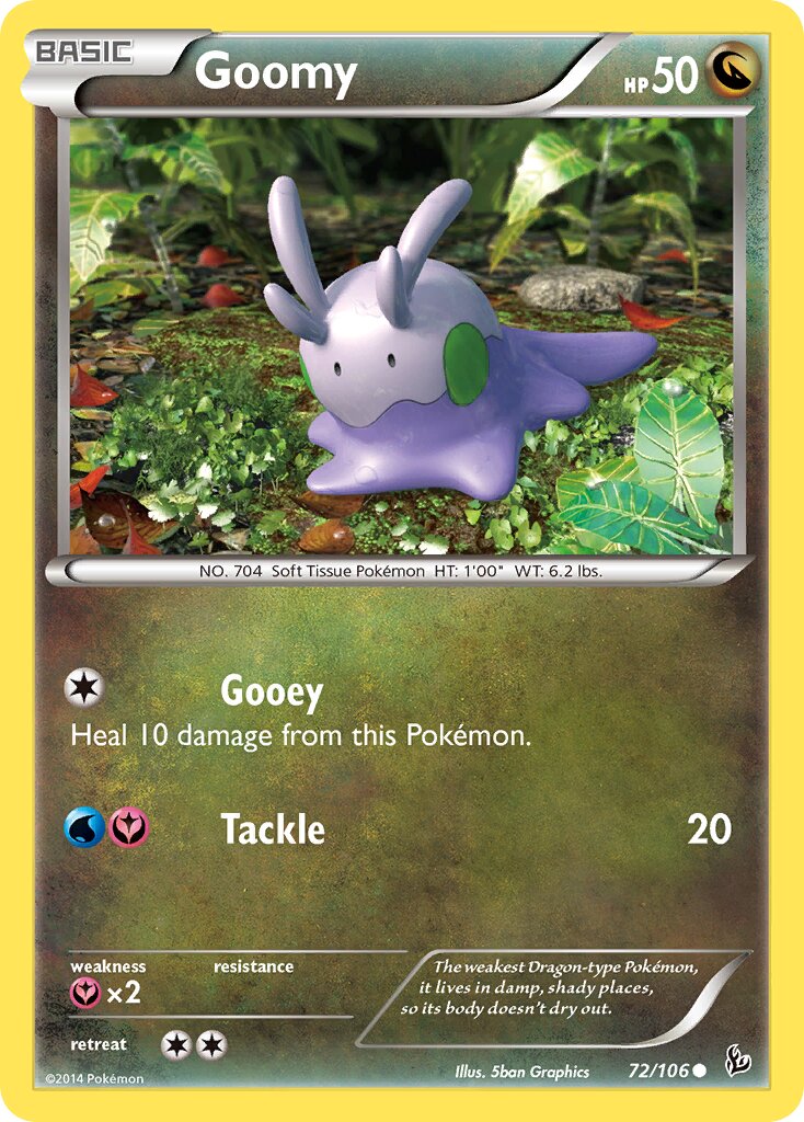 Goomy 072/110 — Flashfire (English Pokémon TCG card)