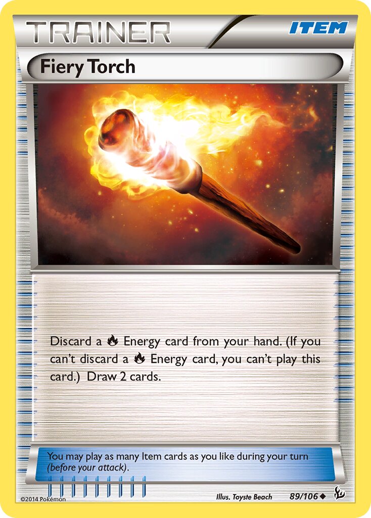 Fiery Torch 089/110 — Flashfire (English Pokémon TCG card)