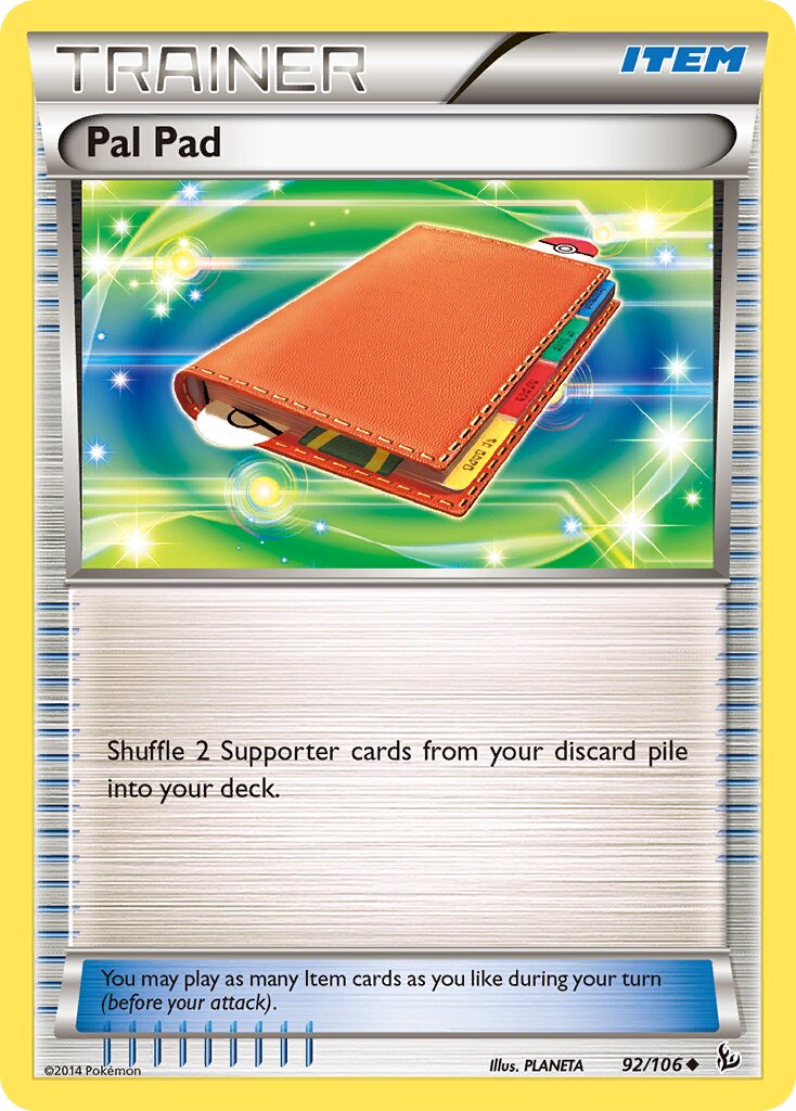 Pal Pad 092/110 — Flashfire (English Pokémon TCG card)