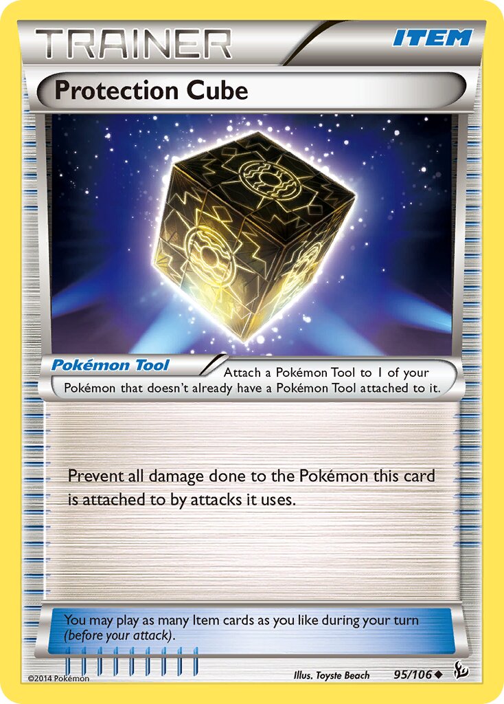 Protection Cube 095/110 — Flashfire (English Pokémon TCG card)