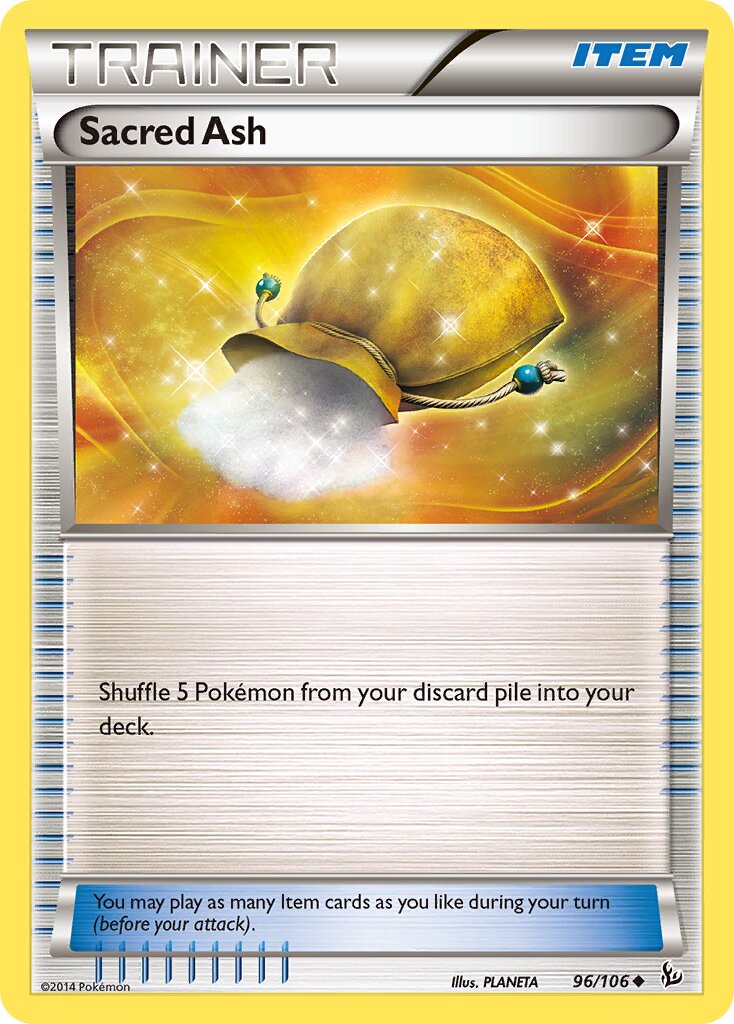 Sacred Ash 096/110 — Flashfire (English Pokémon TCG card)