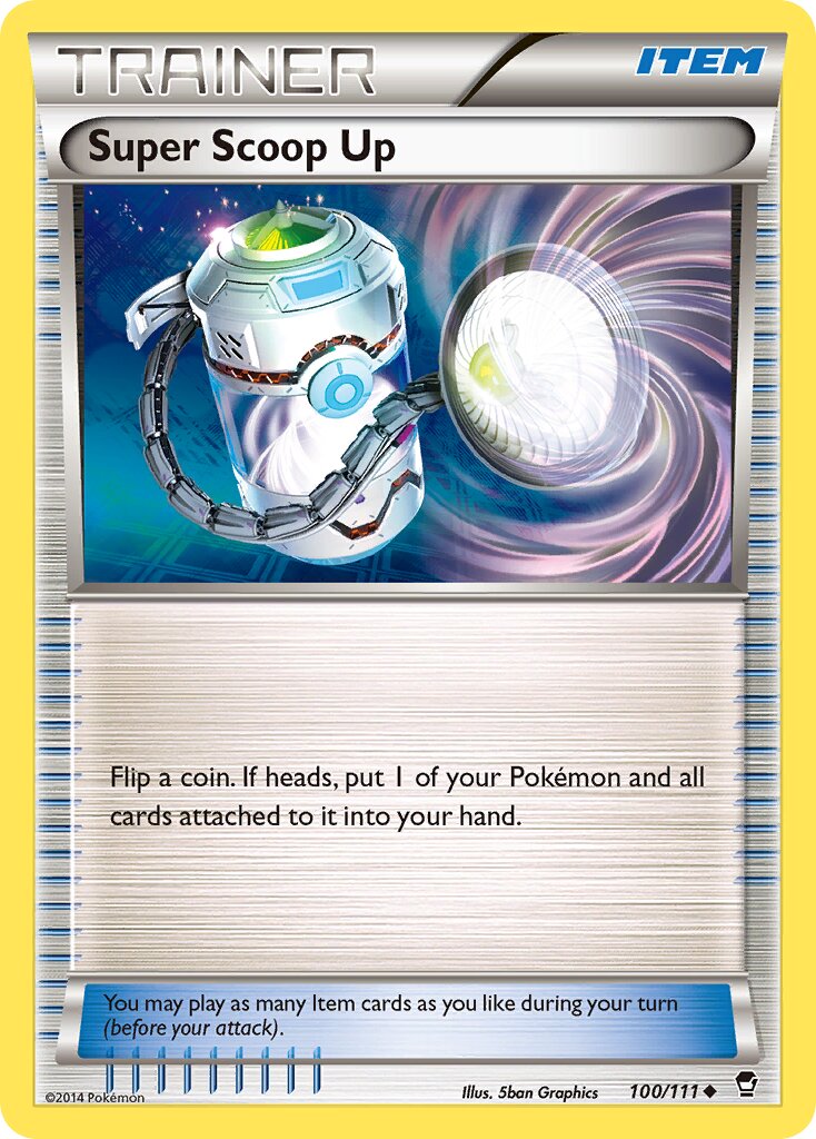 Super Scoop Up 100/114 — Furious Fists (English Pokémon TCG card)