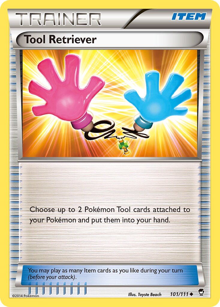 Tool Retriever 101/114 — Furious Fists (English Pokémon TCG card)