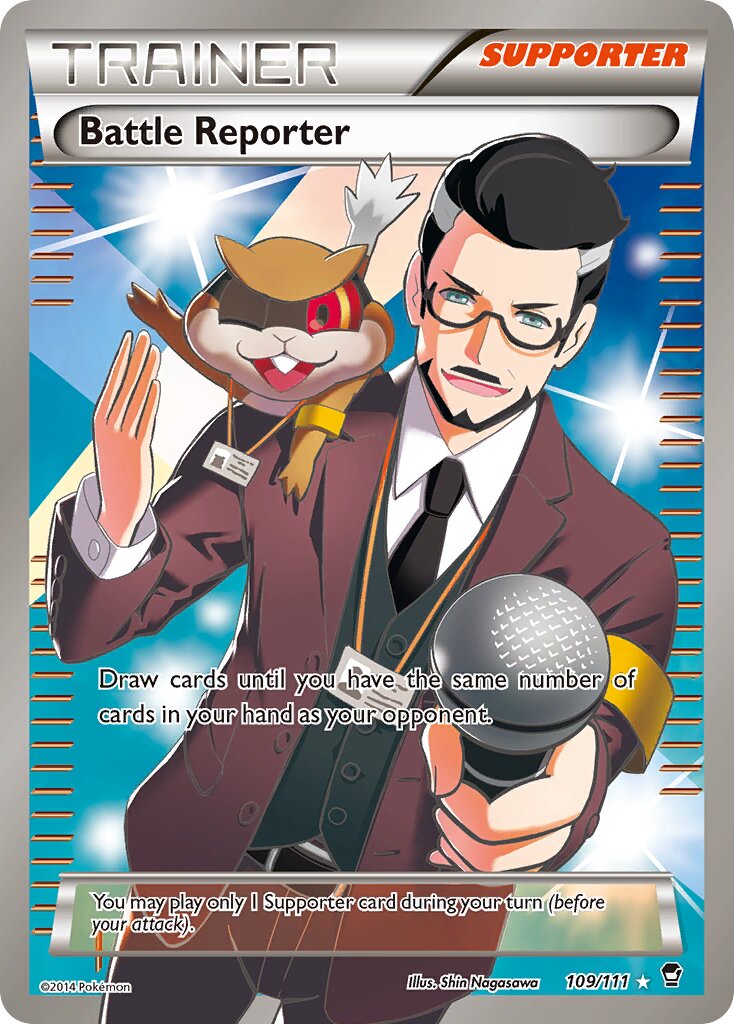 Battle Reporter 109/114 — Furious Fists (English Pokémon TCG card)