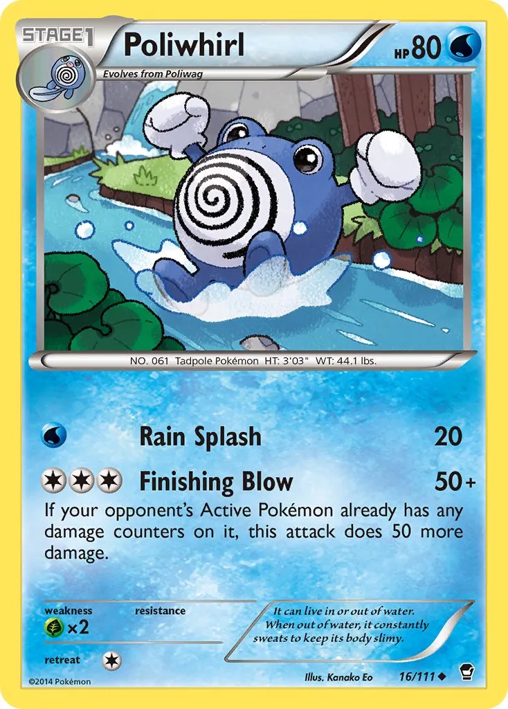 Poliwhirl 016/114 — Furious Fists (English Pokémon TCG card)