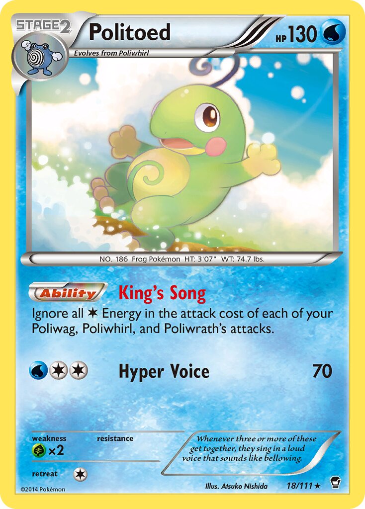 Politoed 018/114 — Furious Fists (English Pokémon TCG card)