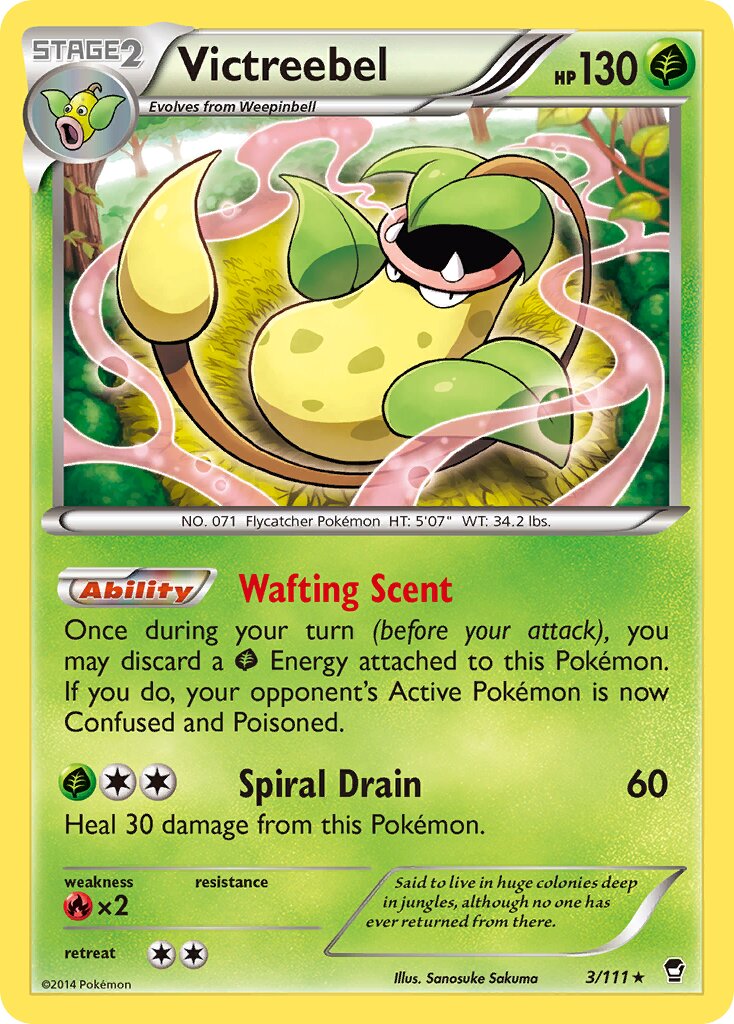 Victreebel 003/114 — Furious Fists (English Pokémon TCG card)