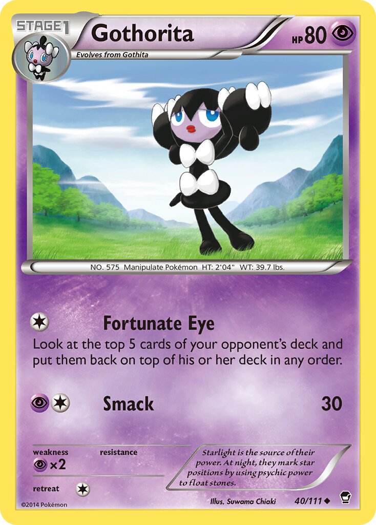 Gothorita 040/114 — Furious Fists (English Pokémon TCG card)