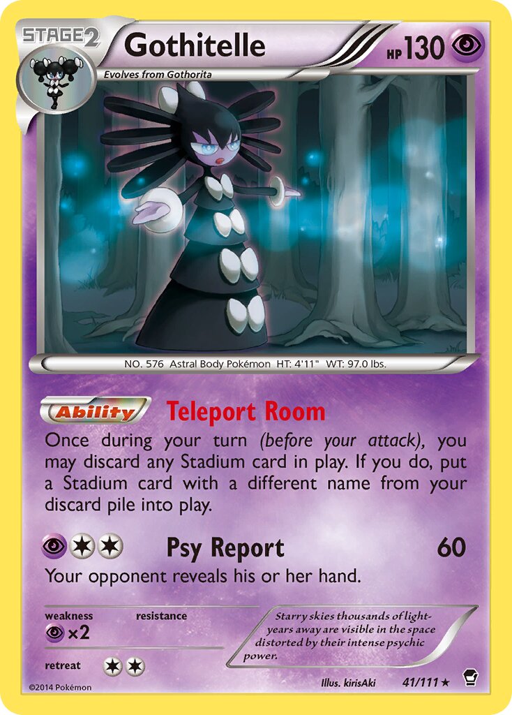 Gothitelle 041/114 — Furious Fists (English Pokémon TCG card)