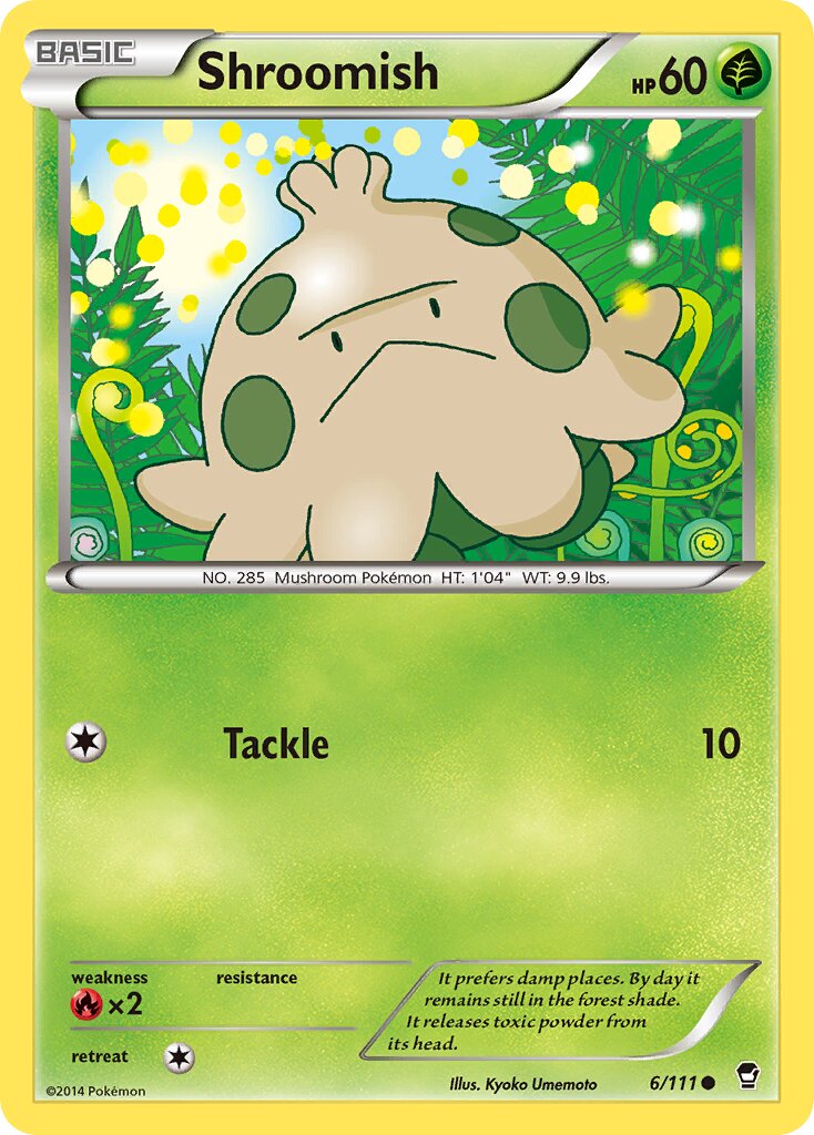 Shroomish 006/114 — Furious Fists (English Pokémon TCG card)