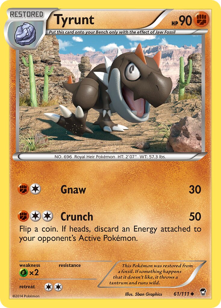 Tyrunt 061/114 — Furious Fists (English Pokémon TCG card)