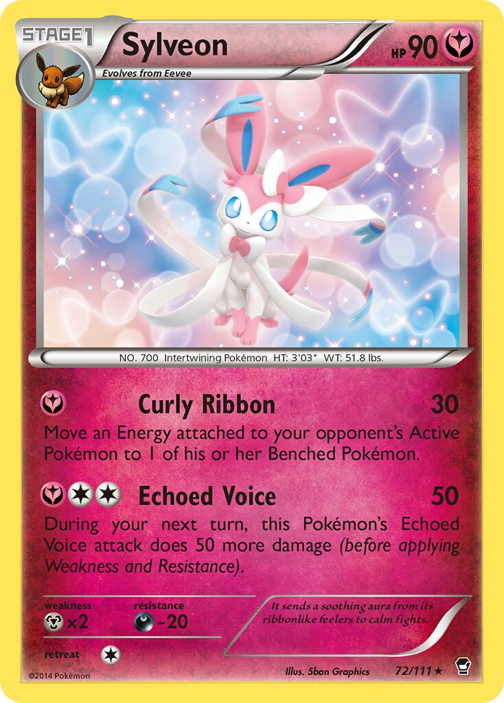 Sylveon 072/114 — Furious Fists (English Pokémon TCG card)