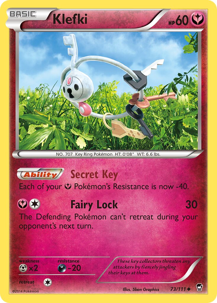 Klefki 073/114 — Furious Fists (English Pokémon TCG card)
