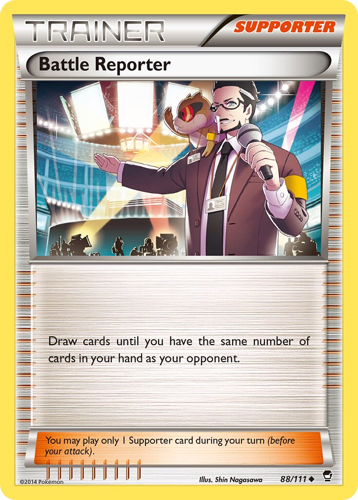 Battle Reporter 088/114 — Furious Fists (English Pokémon TCG card)