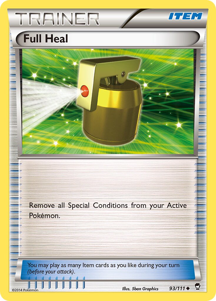 Full Heal 093/114 — Furious Fists (English Pokémon TCG card)