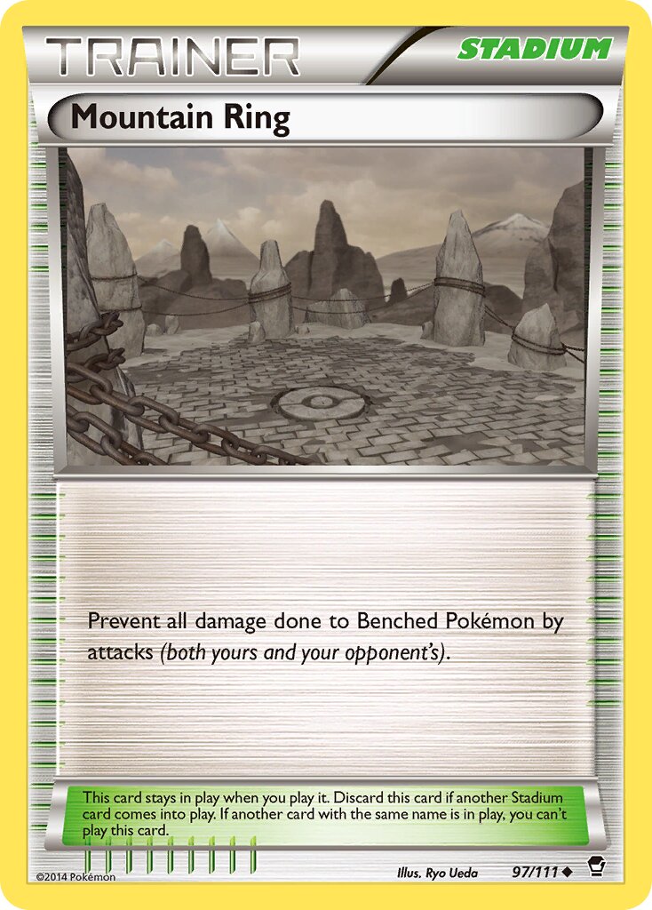 Mountain Ring 097/114 — Furious Fists (English Pokémon TCG card)