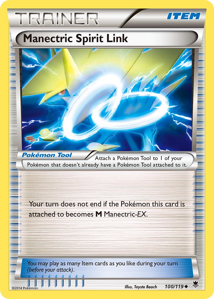 Manectric Spirit Link 100/124 — Phantom Forces (English Pokémon TCG card)