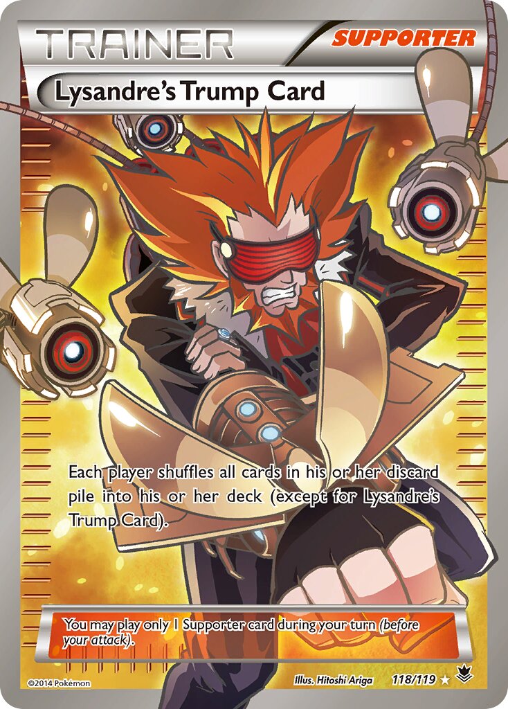 Lysandre's Trump Card 118/124 — Phantom Forces (English Pokémon TCG card)